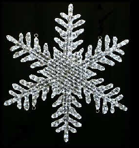 Light Sculpture - Snowflakes