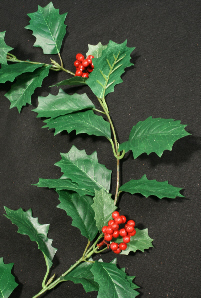 Garland - Holly with Red Berries